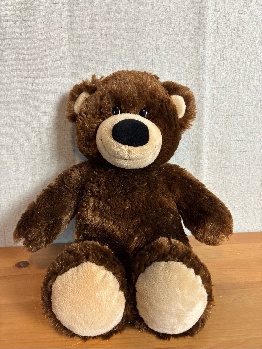 Classic Teddy Chocolate Brown Cuddly Soft Shaggy Stuffed Plush Build A Bear Cub